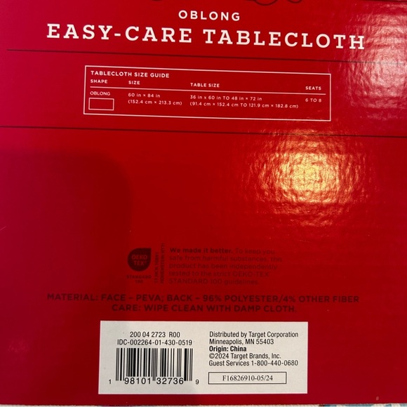 Wondershop Festive White Tablecloth with Holiday Motifs - Picture 4 of 4